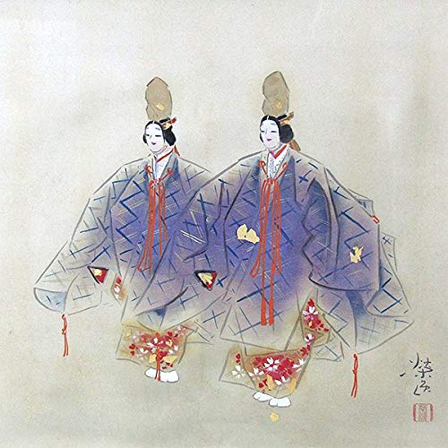「松風」二井栄逸 掛軸 絹本肉筆 真筆保証 共箱付 松風」二井栄逸 掛軸 絹本肉筆 真筆保証 共箱付 二井栄逸の値段