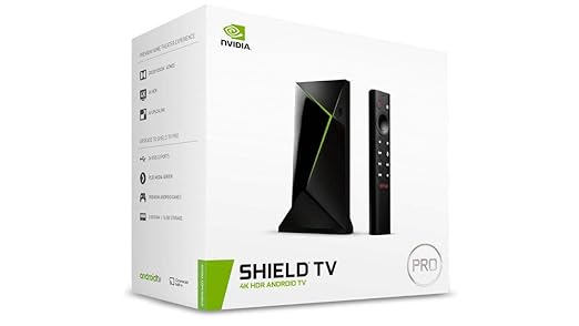 NVIDIA Shield TV Pro | 4K HDR Streaming Media Player, High Performance, Dolby Vision, 3GB RAM, 2X USB, Compatible with Alexa
