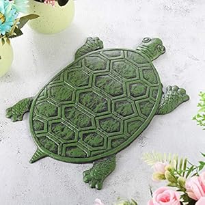 MDLUU Schildkröte Trittstein aus Gusseisen