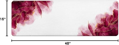 Miniatura 99 de Tapete de baño de mármol verde y dorado para baño, esmeralda oscuro, salvia, cazador, verde oliva, antideslizante, moderno, dorado, accesorios