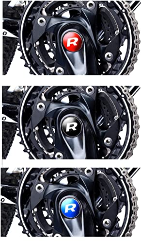 Coonium Crankarm Dust Cover Cap For Shimano Hollowtech Crankset Such As Deore/Xt/Slx/Xtr/105/Utda, Multiple Color Options (Black) #TOP4