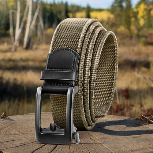 Men Golf Belt,Ratchet Stretch Belt Fully Adjustable For Exact Fit 1 3/8