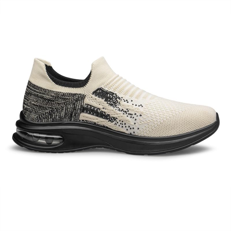 Image of vibdiv Shoes for Men Sock Sneakers Pull-on Casual Lightweight Breathable Comfortable