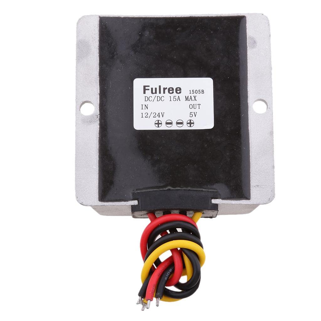 Power Converter Regulator DC 12V/24V(10V-40V) Step-Down to 5V 15A 75W Waterproof Voltage Convert Transformer-image-6