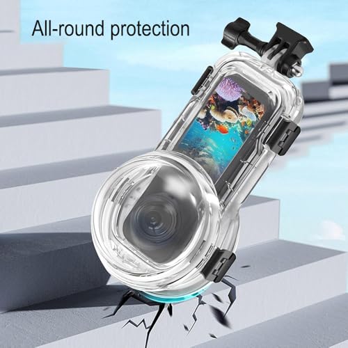 image for KETOPKIN Invisible Dive Case for Insta360 X5,60M/196FT Underwater Wate