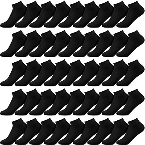 Image of Syhood 60 Pairs No Show Socks Bulk Low Cut Socks for Men Women Unisex Thin Cotton Boat Liner for Homeless Casual Sports Tab