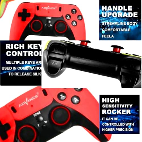 Image of Monex Stationary Wireless Retro Game Console Stick with 2 Controllers, 4K HDMI Gaming Console for TV, 10000+ Built-in Classic Games, Plug & Play, Dual Player Retro Video Game System