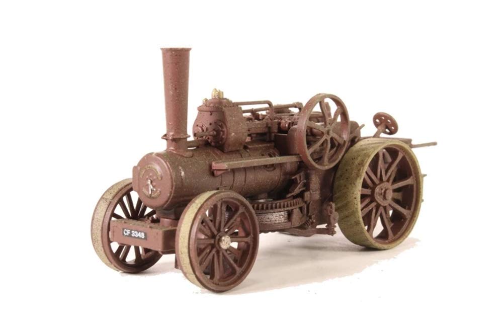 Oxford Diecast 76FBB001 Fowler BB1 16nhp Ploughing Engine No.15145 Rusty Dorset