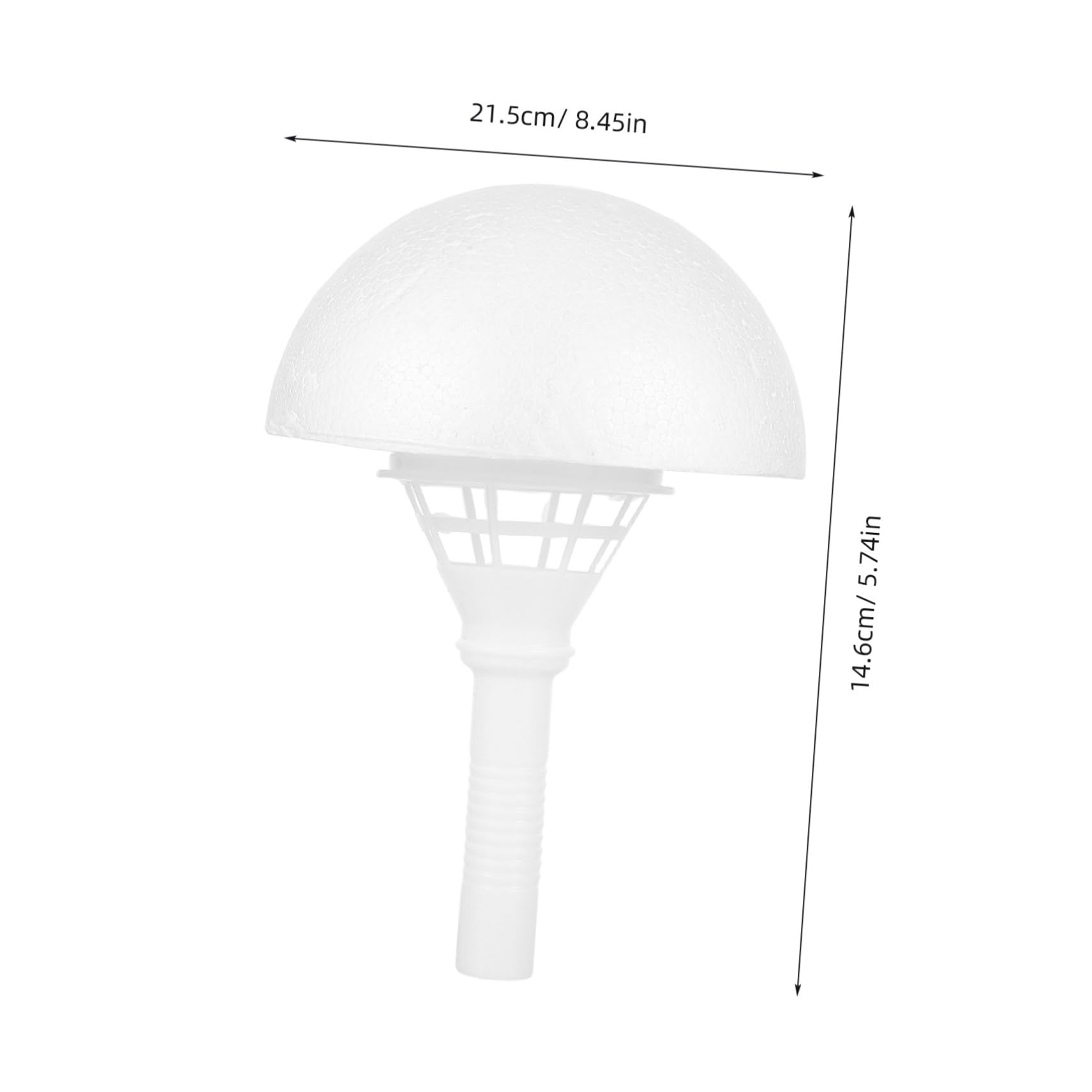 VILLCASE DIY Bridal Flower Supplies: Sturdy Foam Base Lace Bouquet Holder Elegant Wedding Handle Holder