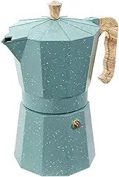 Brinox - Cafeteira Italiana 6 Xícaras Alumínio Linha Verona - Verde