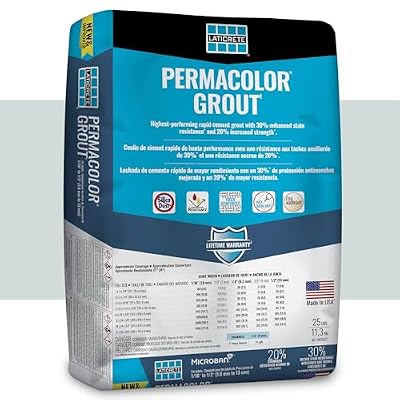 Laticrete PERMACOLOR Grout, Silver Shadow 25 lb.