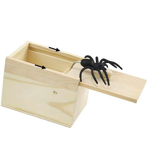 Halloween Spider Prank Box Pop Out Scare Spider Fun Surprise