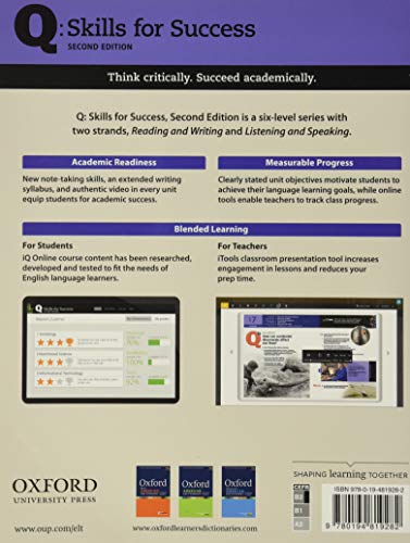 Q: Skills for Success Listening and Speaking 2E Level 4 Student Book (Q Skills for Success, Level 4) - Image 2