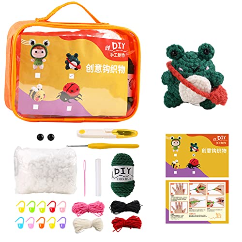 Juego de agujas de ganchillo para principiantes HINAYOSAN con kit de costura