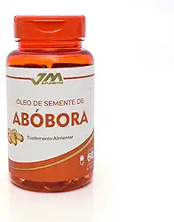 Óleo de Semente de Abóbora, Suplemento Alimentar, 60 Cápsulas de 1g JM Suplementos