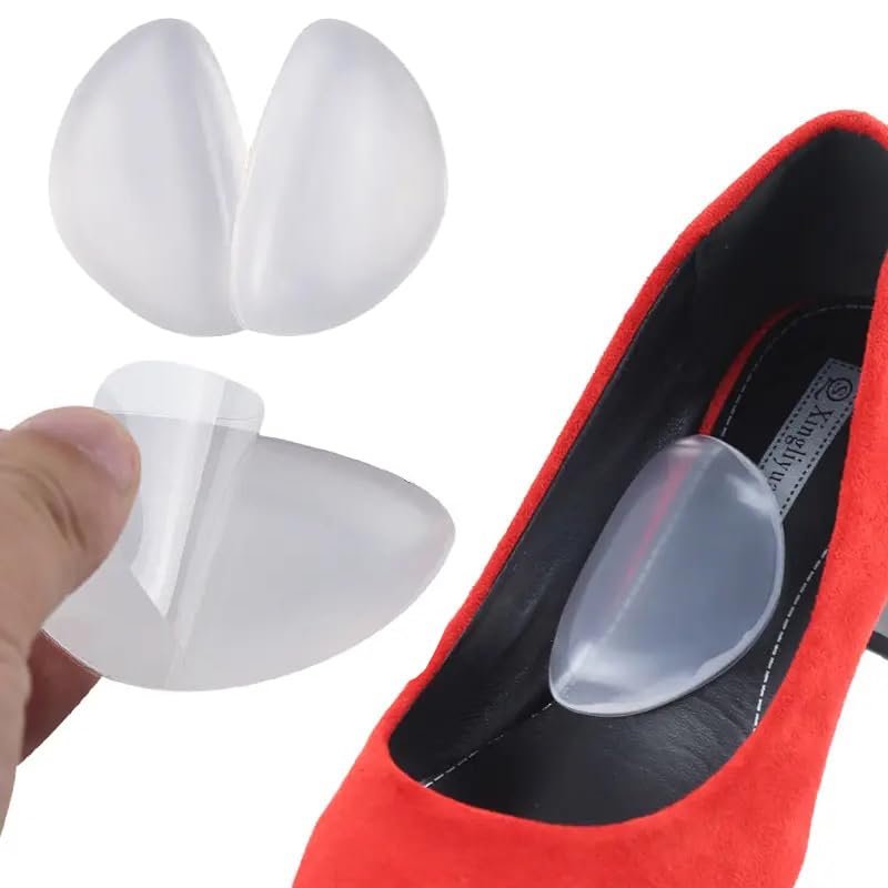 Image of 1 Pairs Arch Support Insoles Fits For Flat Feet & Plantar Fasciitis Orthotic Arch Pads For Women & Men, One Size Fits All|Peel & Stick Foot Arch Support Gel Pads - 2 Pieces