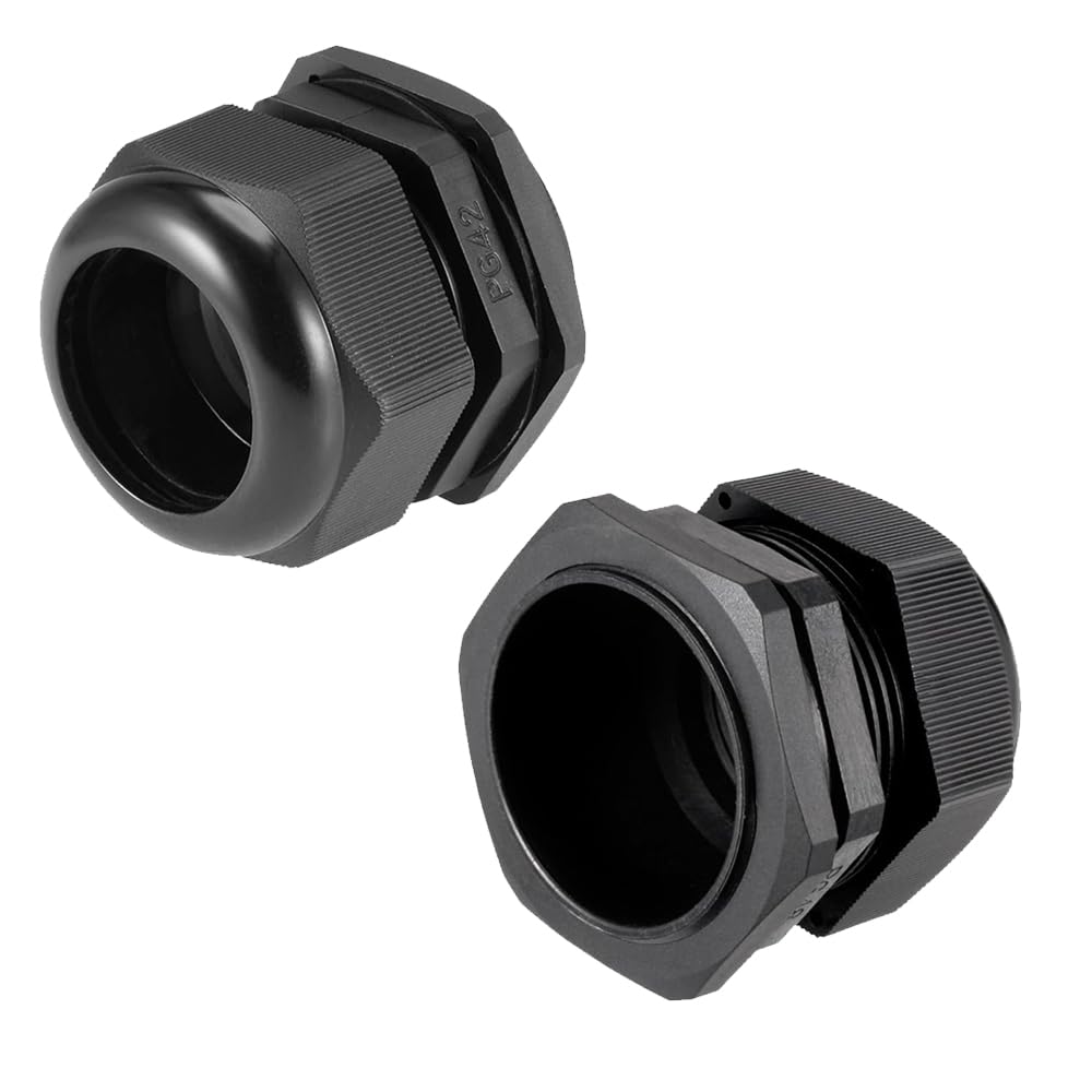 Lot De 5 Presse-étoupe PG16 Noir – Pour Câble 8-13mm – Perçage 22mm