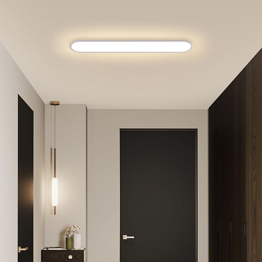 Plafoniera A LED Da Soffitto A Filo, Design Ultrasottile, Dimmerabile E Regolabile In Temperatura Colore (3000-6000K) - Diametro 30/40/50 Cm