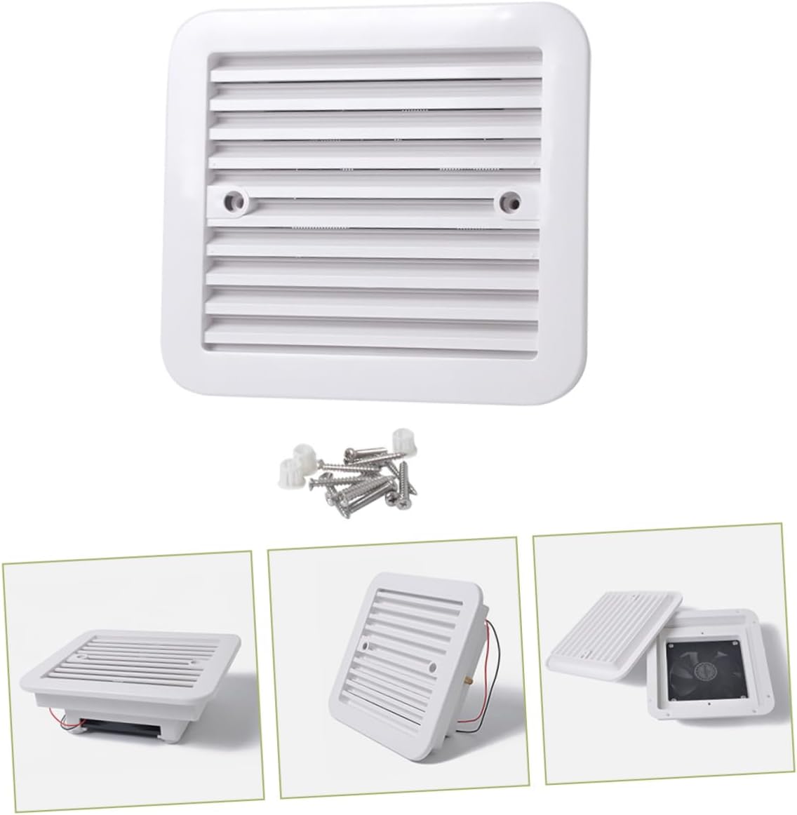 PRETYZOOM Rv Ventilation Fan Bathroom Extractor Low Profile Quiet Operation Durable Material for Rvs and Garages Easy to Install and Clean