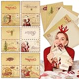 [Matériaux de haute qualité] Les enveloppes pour cartes de Noël sont fabriquées à partir de matières premières en papier de haute qualité et durables, qui sont épaisses, robustes et agréables au toucher.