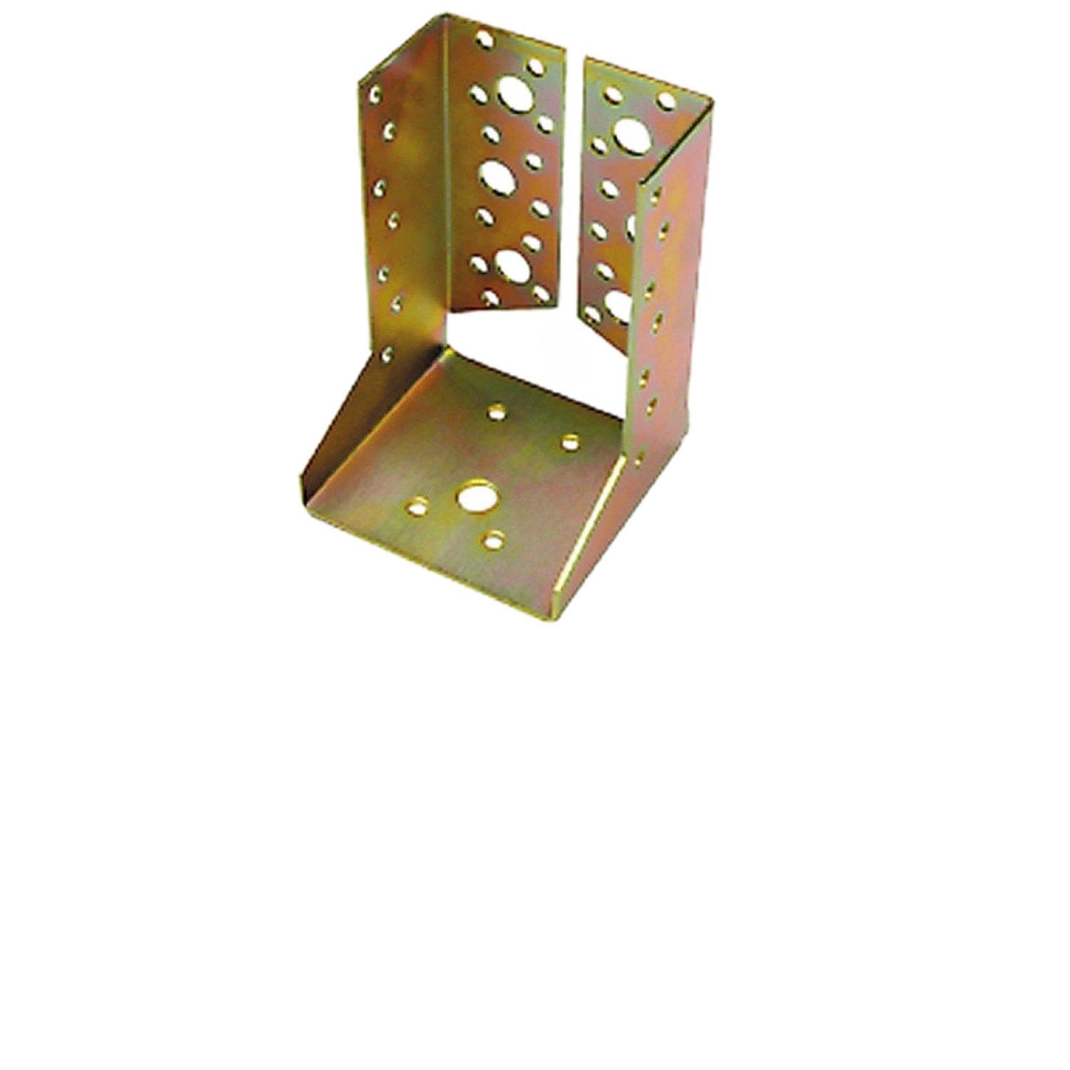 Staffa Scarpa Ancoraggio Travi in Legno, Supporto per Travi 100 x 140 aletta interna - 10 pezzi