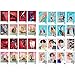 Kpop Star Gifts Set - 32 PCS Postcards/ 1 Leather Notebook/ 8PCS Pen /5 Photo Clips 2 Meter String B