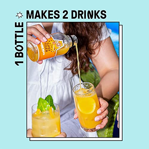 Image of Tipsy Tiger Orange Kaffir Lime Mojito, Vodka, Rum, Gin Cocktail Mixer, Makes 2 Drinks, Less Than 5% added Sugar, 250ml (Pack of 1 bottle), Fuss Free- Just add Ice and Alcohol