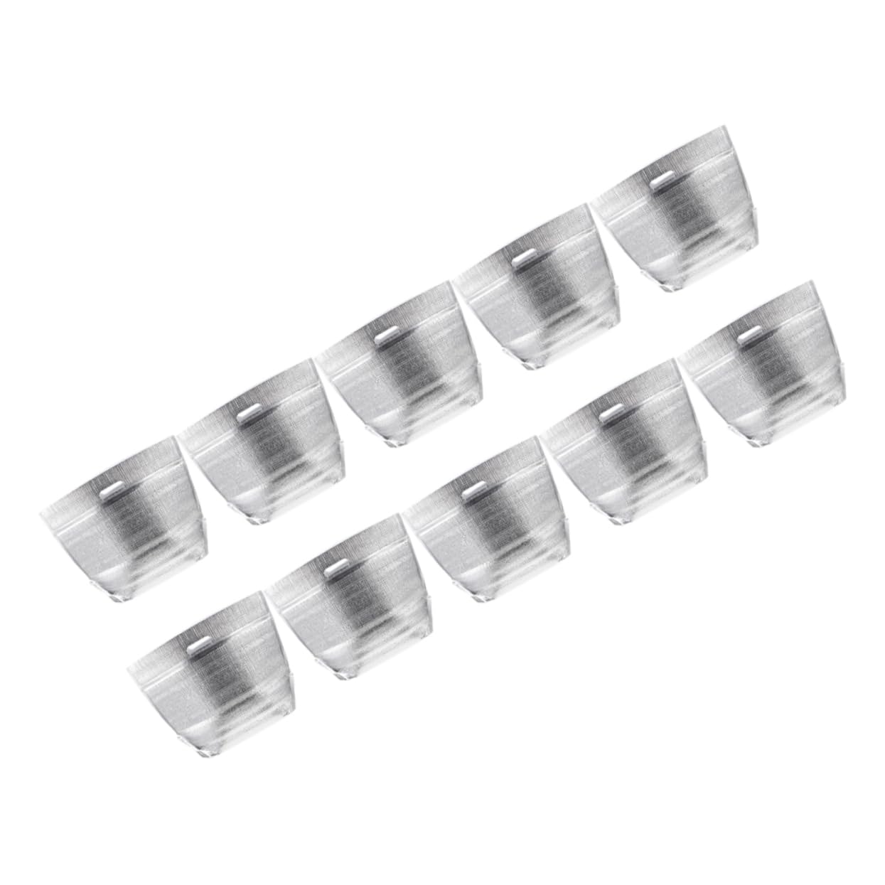 Mikikit 10pcs Insulation Insulated Snack Insulation Thermal for Baggies Lunch Insulated Cooler Pouch Leakproof Outdoor Supply Outdoor Accessory Camping Supply Aluminum