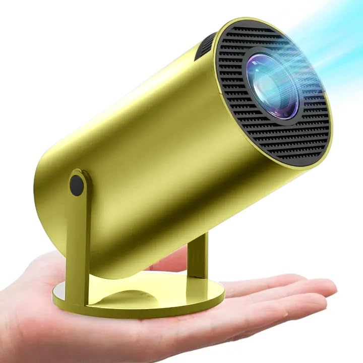 8K Android Projector with WiFi and Bluetooth, Full HD 1080P Portable Projector, 210° Rotatable Stand, Auto Keystone, Dust Removal and Heat Dissipation Design-image-10