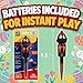 Kamhi World Farting Poop Pen with Punching Arms - Easter Basket Stuffers, Silly Gag Gift & Interactive Toy Makes Funny Fart & Action Sound with Every Punch (Ninja)
