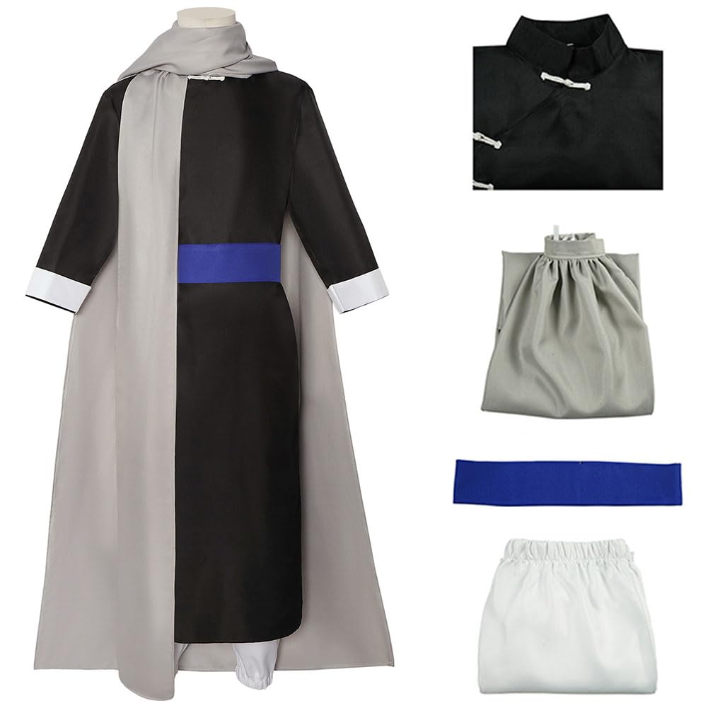 Zhongkaihua YatoKamui Anime-Cosplay-Kostüm, Tang-Anzug, komplettes Set, Kung-Fu-Anzüge, Bühnenauftrittskostüm, Halloween, Verkleidungsset für Herren