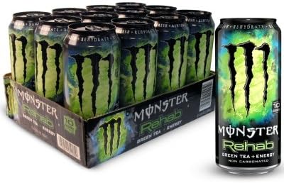 Monster Rehab Green Tea + Energy Drink - 12 pk. - 15 oz. cans