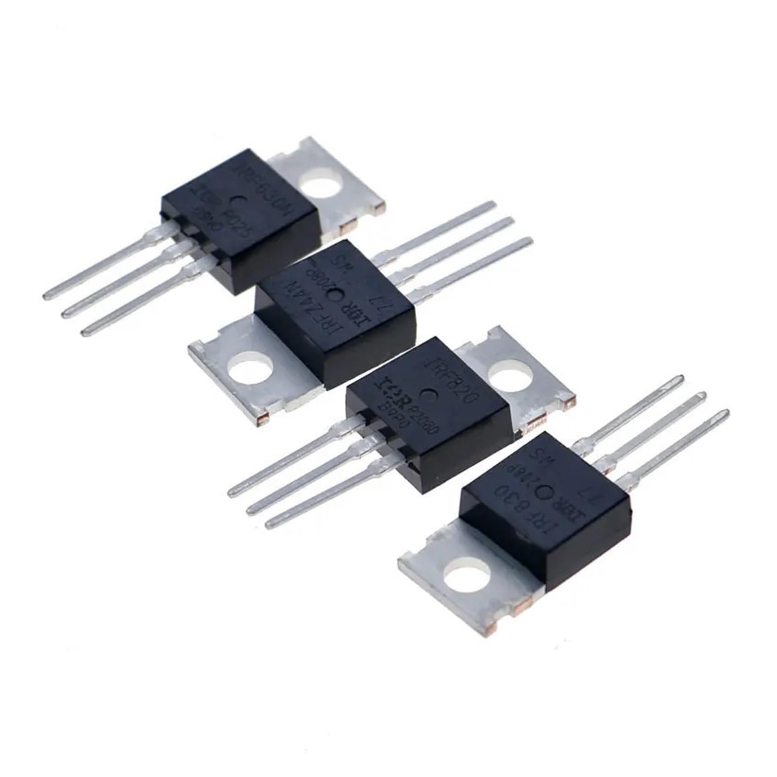 50Pcs 10Value TO-220 Mosfet Field-Effect Transistor Kit IRF3205 IRF640 IRF740 IRF830 IRF840 IRF530 IRF630 IRF820 IRFZ44 IRF9540(50pcs 10Value Mix)