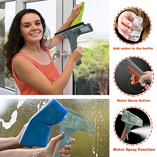 Lavapavimento estensibile con spruzzo, 3 in 1