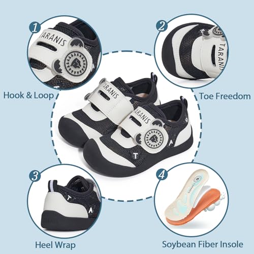 Toddler Shoes for Baby Girls Sneakers Barefoot Walking Shoes4
