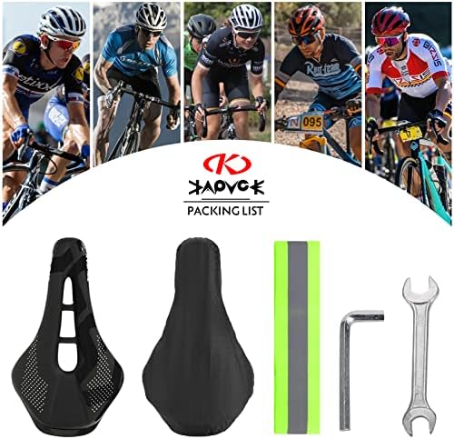 Mountain Bike Seat Bicycle Saddle Comfortable Memory Foam Cushion for MTB BMX Road Riding Specialized