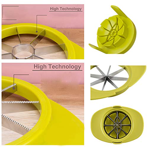 4 In 1 Fruitsnijset, Multifunctionele Fruitsnijder Inclusief 3 Verschillende Roestvrijstalen Scherpe Mesjes Appelmes/Mangosnijder/Tomatensnijder, Appelsnijder, fruitsnijmachines keukengereedschap - Image 6
