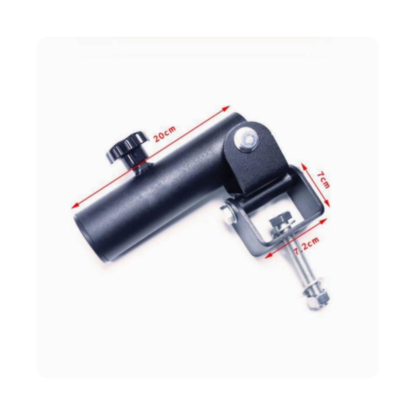 Generic Supporto per Bilanciere Attacco a Snodo Ancoraggio Accessorio per Muscolazione Acciaio Massiccio per Movimento a 360 Gradi E Base Stabile su Pavimento Adatto per Palestra Allenamento, 26MM