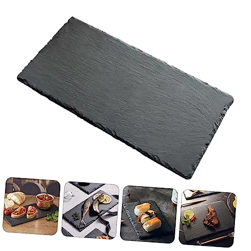 ABOOFAN 2 platos negros multipropósito para servir miniatura 3