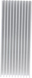 Mikikit Aluminum Radiator Heating Sink Metal Cooler Fin Fan Cooler Computer Cooler Fin Aluminium Heatsinks Computer Accessory Heatsink Module Cooler Fin Air Fin Cooler Triode Heat Sink