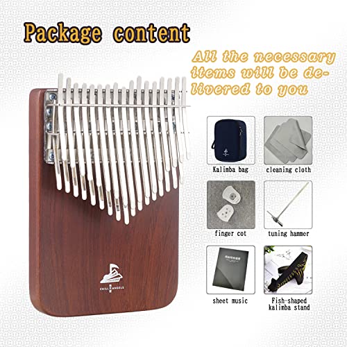 Chill Angels ECO Kalimba 34 touches accordées en C Double couche en bois d’ébène Piano à pouce Mbira Doigt Cadeau pour… - Les Beatles, Paul McCartney, John Lennon, RIngo Starr, George Harrison Chill Angels ECO Kalimba 34 touches accordées en C Double couche en bois d'ébène Piano à pouce Mbira Doigt Cadeau pour… – Image 5