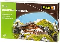Faller FA 2230 232230 Alpine Hotel N Scale Building Kit Modellbausatz, Zubehör, Mehrfarbig, One Size