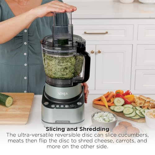 Ninja PrecisionPro Food Processor & Dough Mixer, 1000PW, 9-Cup, BZ601 - image 7