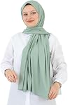 Prien Hijab for Women Viscose Scarf Lightweight Muslim Hijabs Long Shawl Islamic Scarves Turkey Silk Headscarf for Womens
