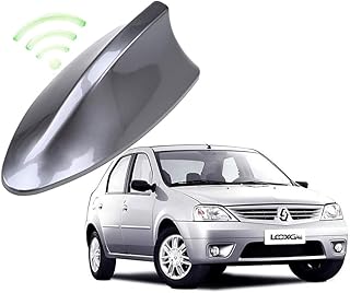 اريال سيارة لراديو اف ام بتصميم زعنفة قرش مناسب للتثبيت على السقف ومتوافق مع جميع انواع السيارات - اريال شغال اشارة راديو - رمادى غامق - من كابرمصر 2020