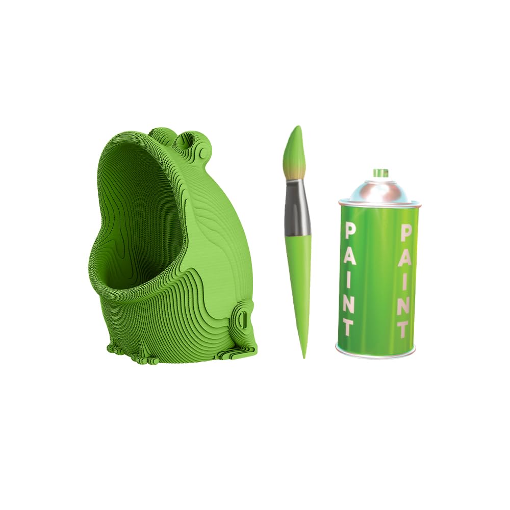 Grenouille Puzzle 3D en Carton – Maquette à Monter