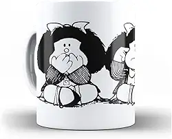 Caneca Mafalda Cego, Surdo e Mudo