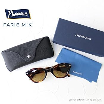 PHERROW'S Cassel サングラス ブラック パリスミキ コラボ Pherrow's フェローズ パリミキ フレンチヴィンテージサングラス