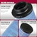 2Pcs Air Filters For Polaris RZR 1000 XP XP4 2014-2025 / RZR Pro XP XP4 Pro S / RZR Turbo R S RS1 1241084 2879520 2882234 Olifant