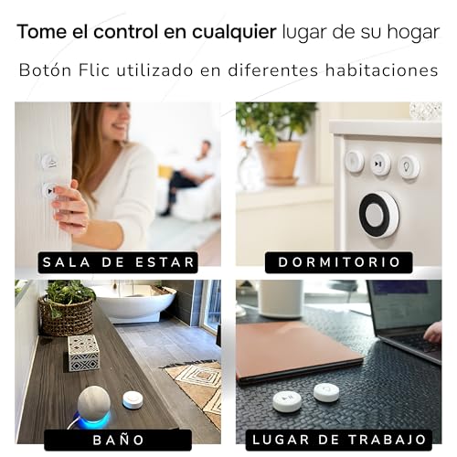 Botón Flic Negro controla luces y música sin mirar el móvil usando comandos de presión 5
